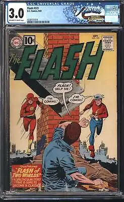 Buy D.C Comics Flash 123 9/61 FANTAST CGC 3.0 Off-White To White Pages • 641.41£