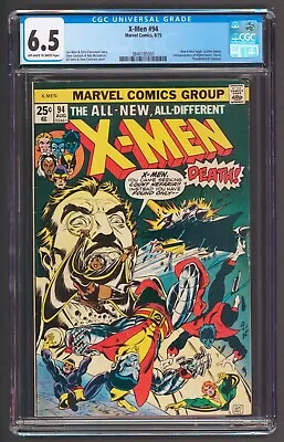 Buy Uncanny X-Men #94 CGC 6.5 FN+ 2nd Appearance 1975 Marvel Comics • 898.84£