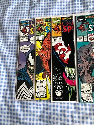 Buy Amazing Spider-Man 344,345,346,347 (1991) 1st App Cletus Cassidy. Venom App • 59.99£
