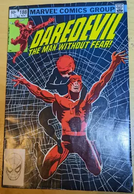 Buy Marvel Comics Daredevil 188 1982 • 2.49£