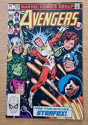 Buy Avengers #232 First Appearance Of Starfox (Eros). Marvel Key Comic • 10£