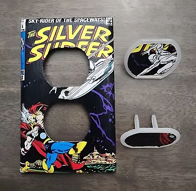 Buy Silver Surfer & Thor Outlet Cover Silver Surfer #4 1969 Cover • 10.27£