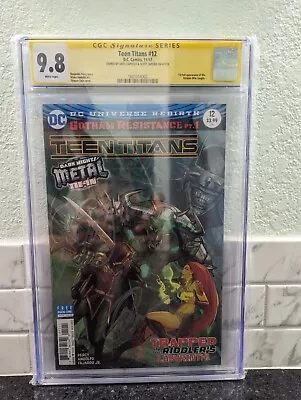 Buy Teen Titans #12 Cgc 9.8 1st Printing  Signed By Greg Capullo And Scott Snyder  • 401.23£