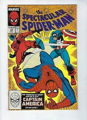 Buy SPECTACULAR SPIDER-MAN # 138 (Captain America (John Walker) TARANTULA 1988) VFNM • 5.95£