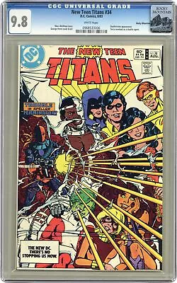Buy New Teen Titans #34 CGC 9.8 Rocky Mountain 1983 0968533006 • 98.83£