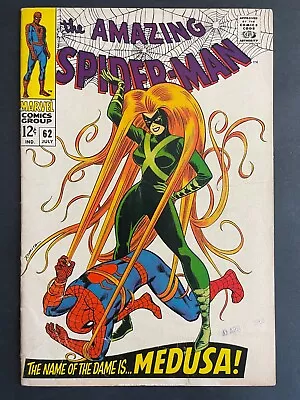 Buy Amazing Spider-Man #62 - Marvel 1968 Comics Medusa • 79.91£