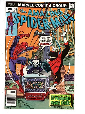 Buy Amazing Spider-man #162 (1976) - Grade 9.2 - Guest App Nightcrawler & Punisher! • 78.87£