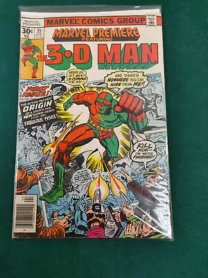 Buy Marvel Premiere 3-D Man #35 (1977) • 7.88£