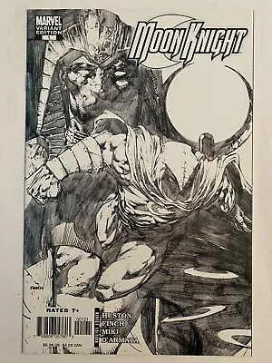 Buy Moon Knight 2006 #1 Finch Sketch 1:200 Retailer Variant Marvel High Grade NM • 31.62£