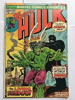 Buy Incredible Hulk 184 (1975) Warlord Kaa App, Cents • 5.99£