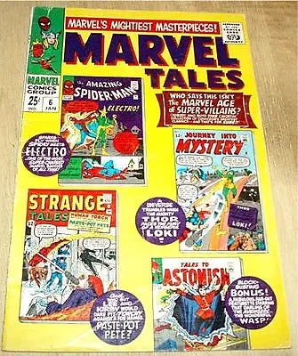 Buy Marvel Tales 6 Amazing Spiderman Strange Tales To Astonish Journey Into Mystery • 18.97£