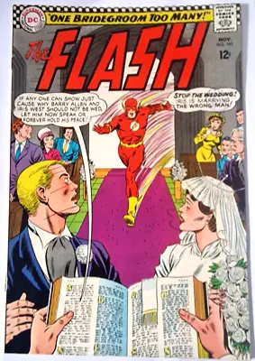 Buy FLASH 165 DC Silver Age 1966 Professor Zoom Barry & Iris Marriage • 34.99£