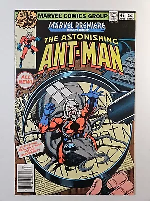 Buy Marvel Premiere #47 (NM) Newsstand, 1st App. Scott Lang As Ant-Man/Marvel 1979  • 200.79£
