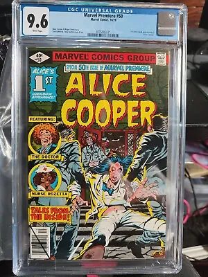 Buy Marvel Premiere 50 CGC 9.6 Alice Cooper From The Inside • 150£