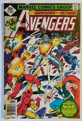 Buy The Avengers 1977 Comic Book 162 Marvel Comics Thor Ultron Black Panther Antman • 12.06£