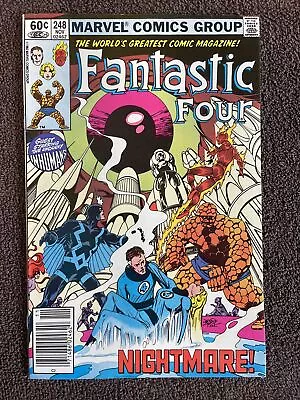 Buy FANTASTIC FOUR #248 (Marvel, 1982) John Byrne ~ Inhumans ~ Newsstand • 3.96£