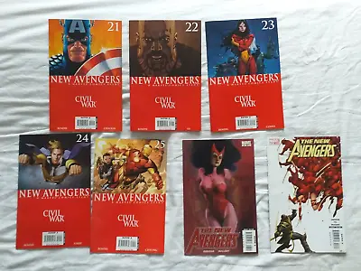 Buy The New Avengers 2006  2007 7 Comic Run 21 22 23 24 25 26 & 27 • 3£