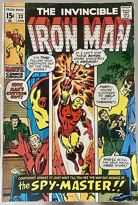 Buy Iron Man #33 (1971) 1st Appearance Of Spymaster • 8£