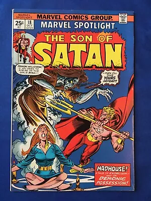 Buy Marvel Spotlight #18 FN/VFN (7.5) MARVEL ( Vol 1 1974) Son Of Satan (C) • 15£