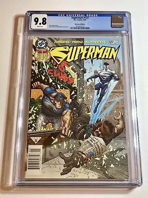 Buy 1997 Dc Superman #127 Only One On Censes Pop 1 Rare Newsstand Variant Cgc 9.8 Wp • 155.91£