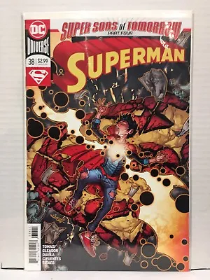 Buy Superman #38 Cover B Super Sons Of Tomorrow Part 4 NM- 1st Print DC Comics • 3.50£