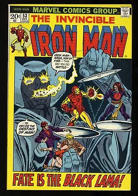 Buy Iron Man #53 NM+ 9.6 1st Appearance Black Lama! Marvel 1972 • 108.04£