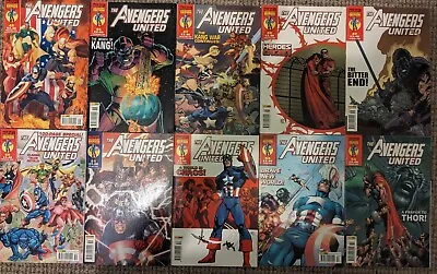Buy Avengers United X10 Issues 45,46,47,48,49,50,51,52,53,54 • 0.99£
