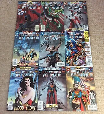 Buy DC Comics Our Worlds At War #1's. Job Lot X9. Batman, Harley Quinn, JSA, Etc • 10£