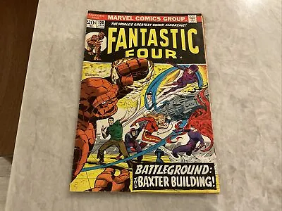 Buy FANTASTIC FOUR #130 Marvel Comics 1973 “Battleground: The Baxter Building” • 7.24£