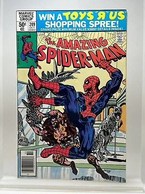 Buy Amazing Spider-Man 209 ~Newsstand ~Est. 9.0-9.2 ~Hi Grade Copy ~OW-W Pgs • 86.93£