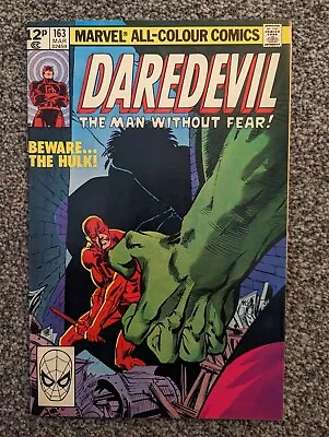 Buy Daredevil 163. Marvel 1980. The Hulk. Combined Postage • 7.99£