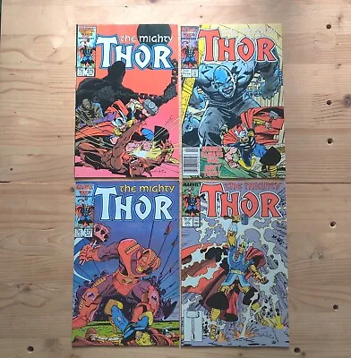 Buy Marvel Comics The Mighty Thor # 375 376 377 378 1st Prints 1st App Battle Armor • 15.77£