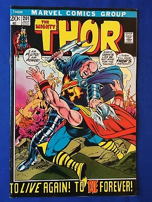 Buy The Mighty Thor #201 FN/VFN (7.0) MARVEL ( Vol 1 1972) (2) • 16£