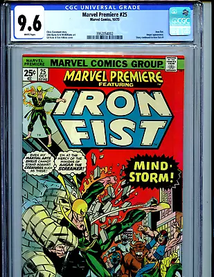 Buy Marvel Premiere Iron Fist #25 CGC 9.6 NM+ Marvel Comics K67 • 281.49£