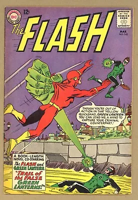 Buy Flash 143 MISSING PART OF LETTERS PAGE 1st T.O.Morrow Green Lantern 1964 DC U850 • 15.98£