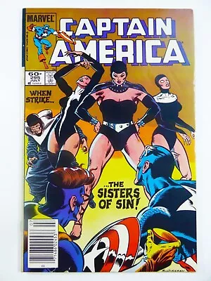Buy Marvel CAPTAIN AMERICA #295 Newsstsand Key SISTERS OF SIN FN (6.0) Ships FREE! • 11.82£