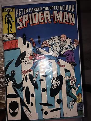Buy Peter Parker Spectacular Spider-Man 1985 #100 NM/NM+ Spot MCU • 9.82£