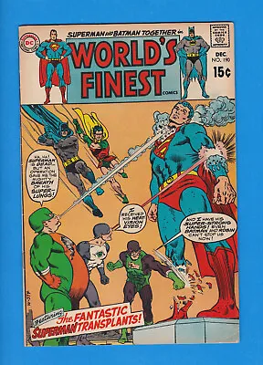 Buy WORLD’S FINEST #190 SUPERMAN & BATMAN DC COMICS 1969 Fine • 5.60£