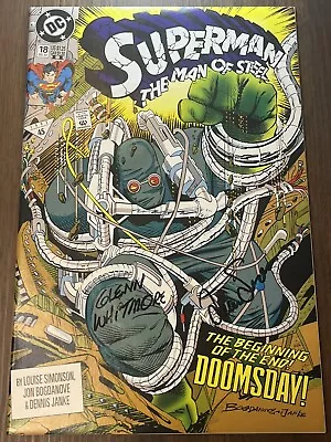 Buy Superman: The Man Of Steel #18 2nd Print DC Comics 1992 Signed - Louise Simonson • 27.84£