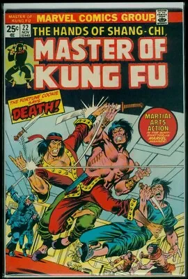 Buy Marvel Comics The Hands Of Shang-Chi MASTER Of KUNG FU #22 VFN 8.0 • 7.94£