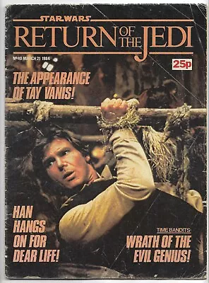 Buy Star Wars Return Of The Jedi #40 Weekly VG (1984) Marvel Comics UK • 2.75£