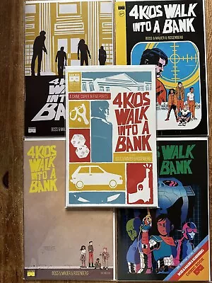 Buy 4 Kids Walk Into A Bank #1-5 Rosenberg Black Mask Comics Set 2016 (5) • 20£