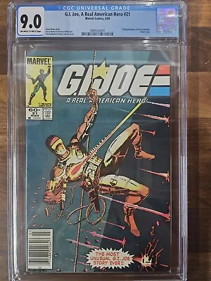 Buy G.I. Joe, A Real American Hero #21 CGC 9.0 Silent Issue 1st Storm Shadow! • 278.02£