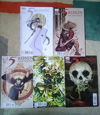 Buy 5 Ronin 1-5 Full Set Marvel Feat Deadpool, Hulk, Punisher, Wolverine & Psylocke • 30£