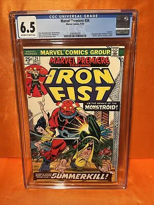 Buy Marvel Premiere #24 💥cgc 💥6.5/ Iron Fist App 1977 • 35.63£