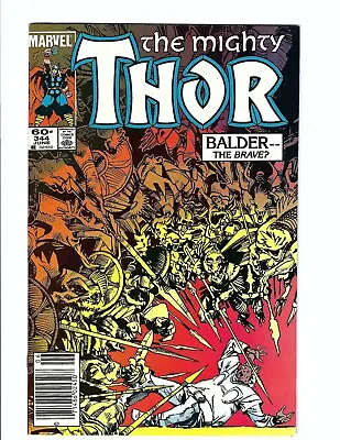Buy Mighty Thor 344, VF 8.0, Marvel 1984, Copper Age, 1st Malekith, Newsstand! • 8.62£