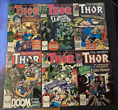 Buy MARVEL - The Mighty Thor Lot Of  8 Comics #393,395,398,403,404,408,409,410 • 11.85£