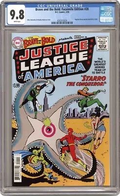 Buy Brave And The Bold 28 Facsimile CGC 9.8 Reprints 1st Justice League 1960 DC 2022 • 84.44£