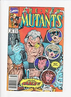 Buy New Mutants #87 1st CABLE McFarlane Liefeld Cover X-MEN  MARVEL COMIC KEY • 98.95£