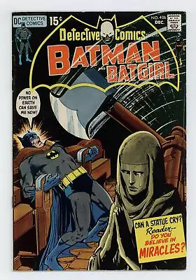 Buy Detective Comics #406 VG+ 4.5 1970 • 23.72£